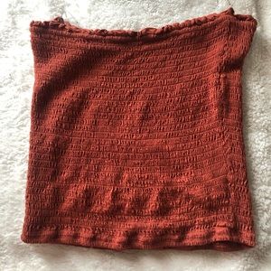 Orange tube top